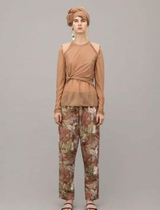 FUMIE=TANAKA Botanical Easy Pants Floral Pattern