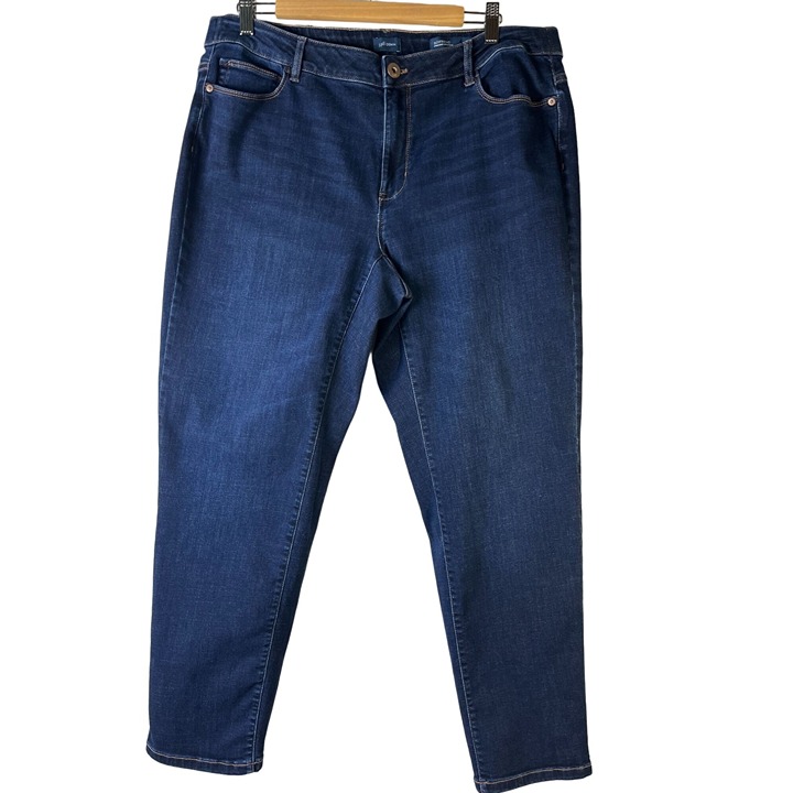 J.Jill Boyfriend Dark Wash Jeans, Women's Size 18