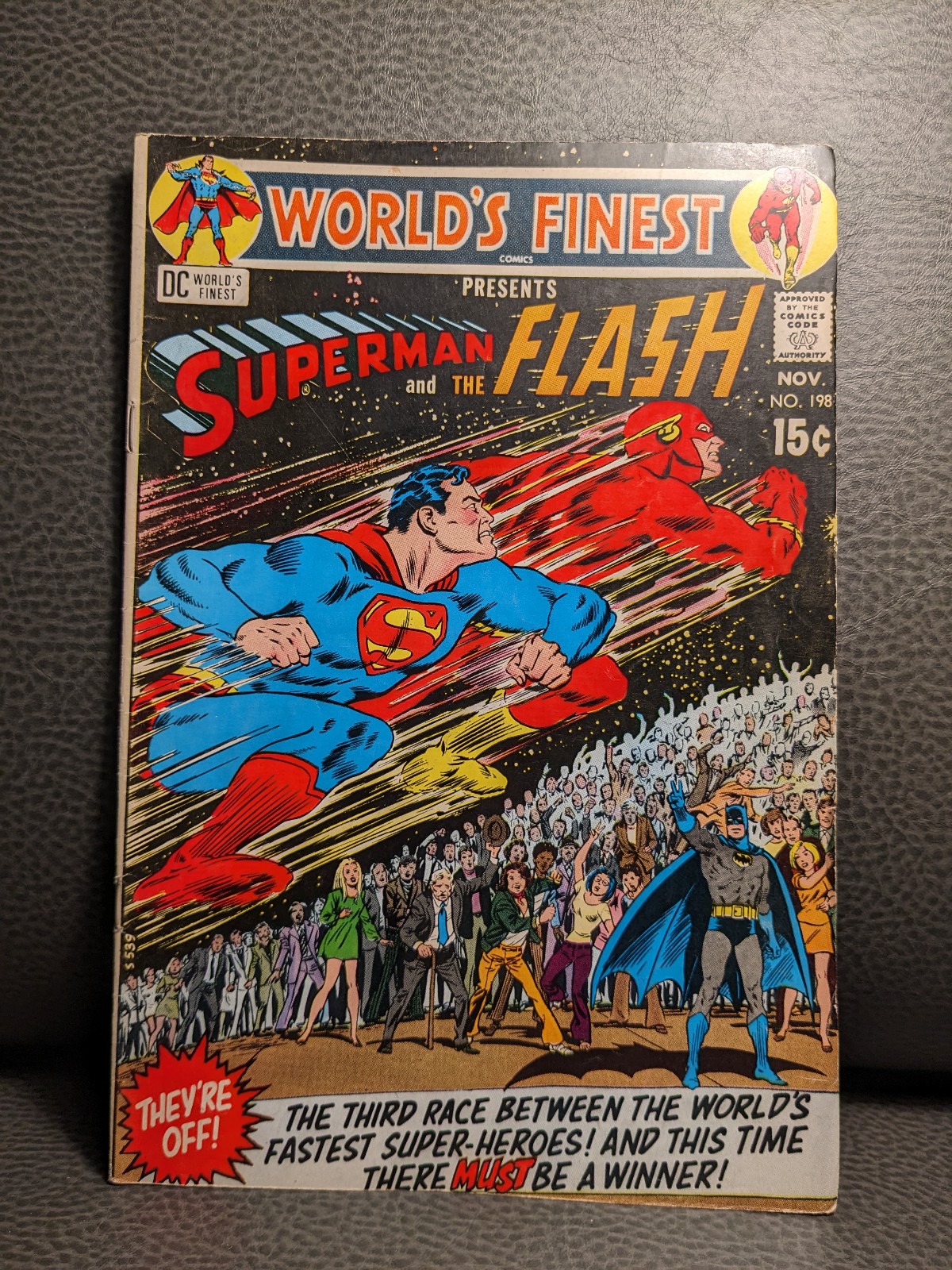 Superman World's Finest Comic 1970 #198 3rd Superman Vs Flash Part 1