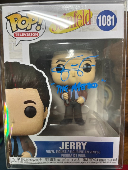 Mark Metcalf Autographed Jerry Seinfeld Funko #1081. The Maestro . JSA. Read dp