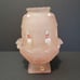 Westmoreland Fairy Lamp Frosted Pink Ruffled Glass Hand Painted Detail 6 1/2