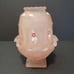 Westmoreland Fairy Lamp Frosted Pink Ruffled Glass Hand Painted Detail 6 1/2