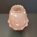 Westmoreland Fairy Lamp Frosted Pink Ruffled Glass Hand Painted Detail 6 1/2