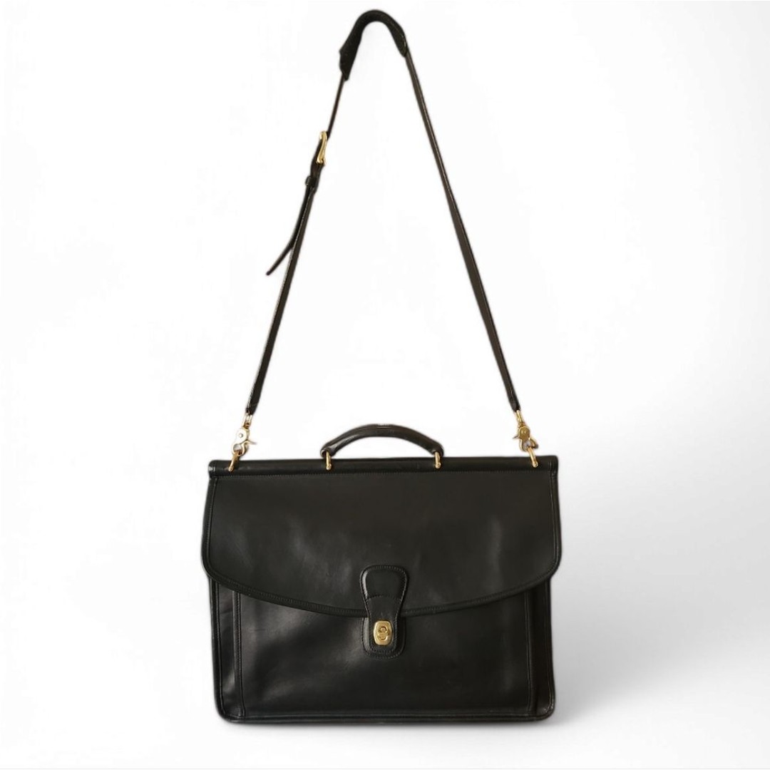 Vintage Coach Beekman Briefcase 5266 Black