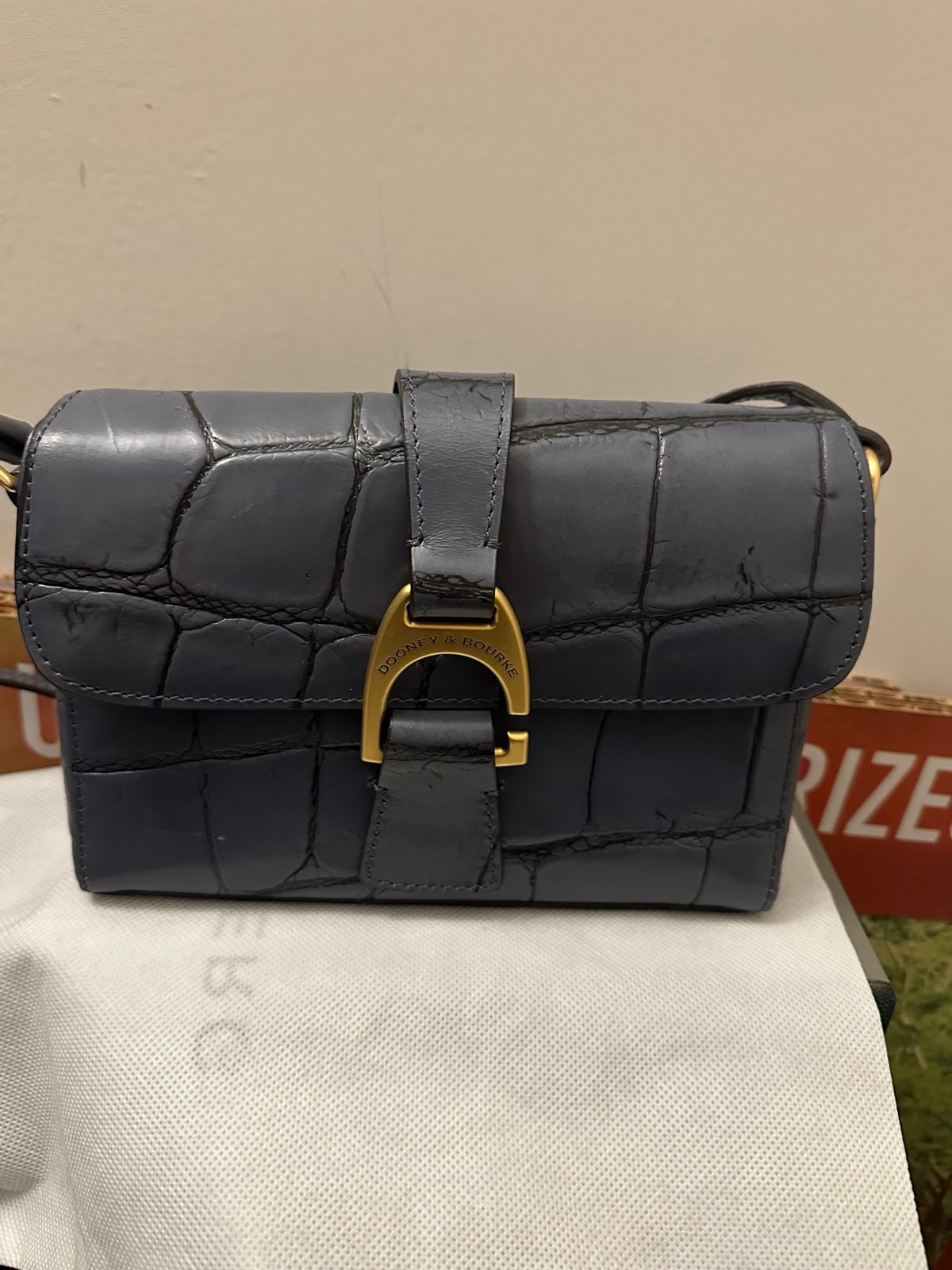 Dooney & Bourke Emerson Croco Kyra Shoulder Bag