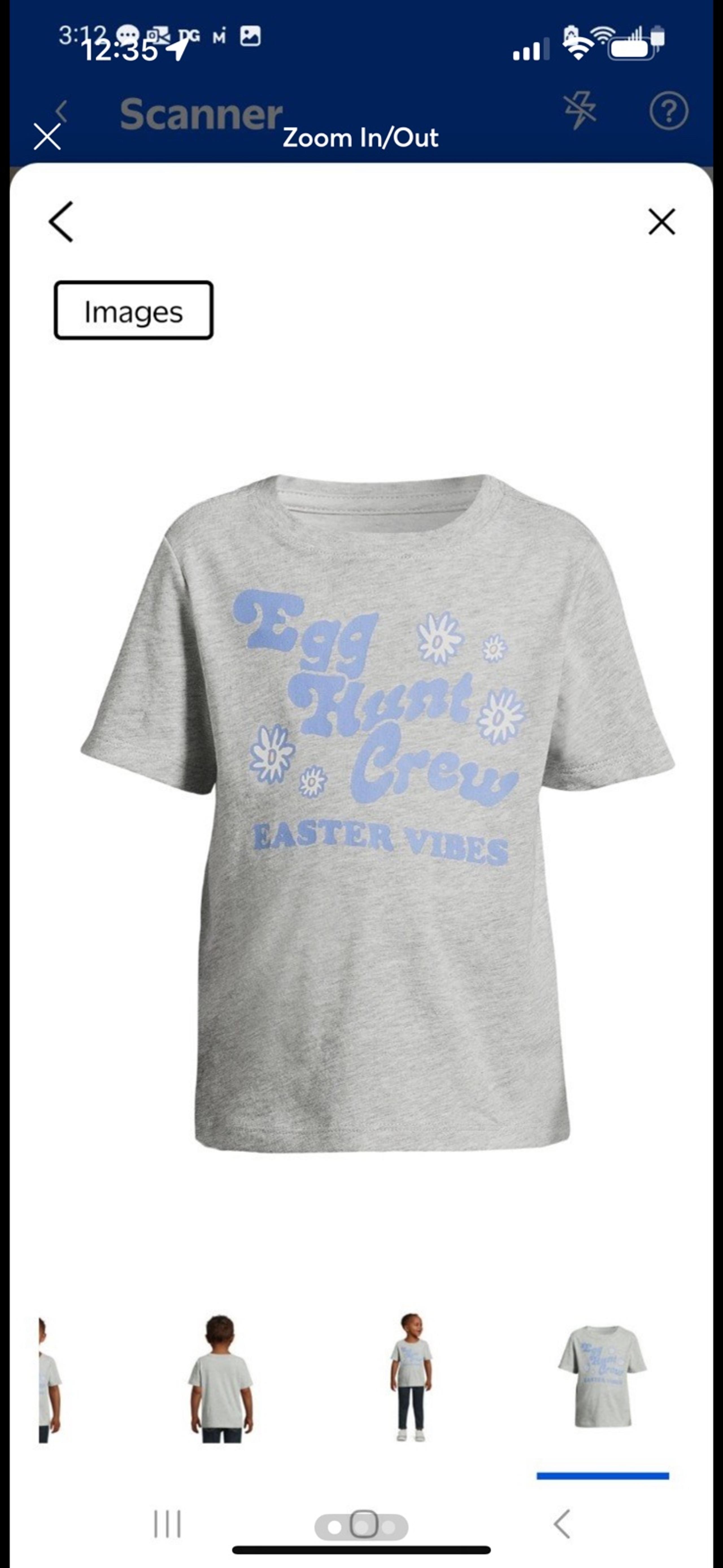Toddler Easter T-Shirt. Size 2T