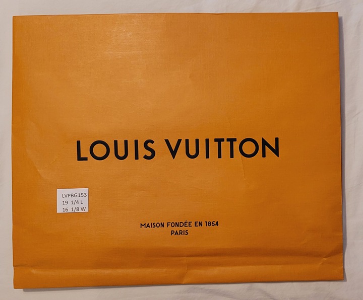 Authentic Louis Vuitton Paper Bag 19 1/4 x 16 1/8 (LVPBG153)