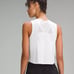 Lululemon Sculpt Cropped Tank Top Pleated - White - Size 6 (NWT)