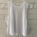 Lululemon Sculpt Cropped Tank Top Pleated - White - Size 6 (NWT)