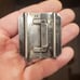 Vintage silver belt buckle
