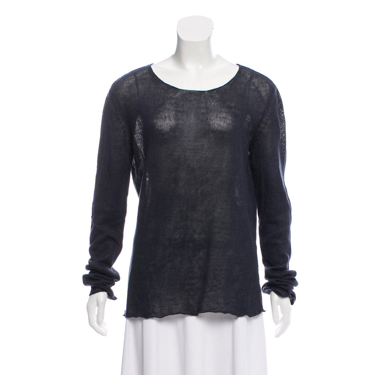 Balenciaga Navy Knit Sweater Sz M France