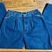 Wrangler • Vintage • 1990’s • Size 18 • 30/31 • Relaxed Fit • Dark Blue • Jeans