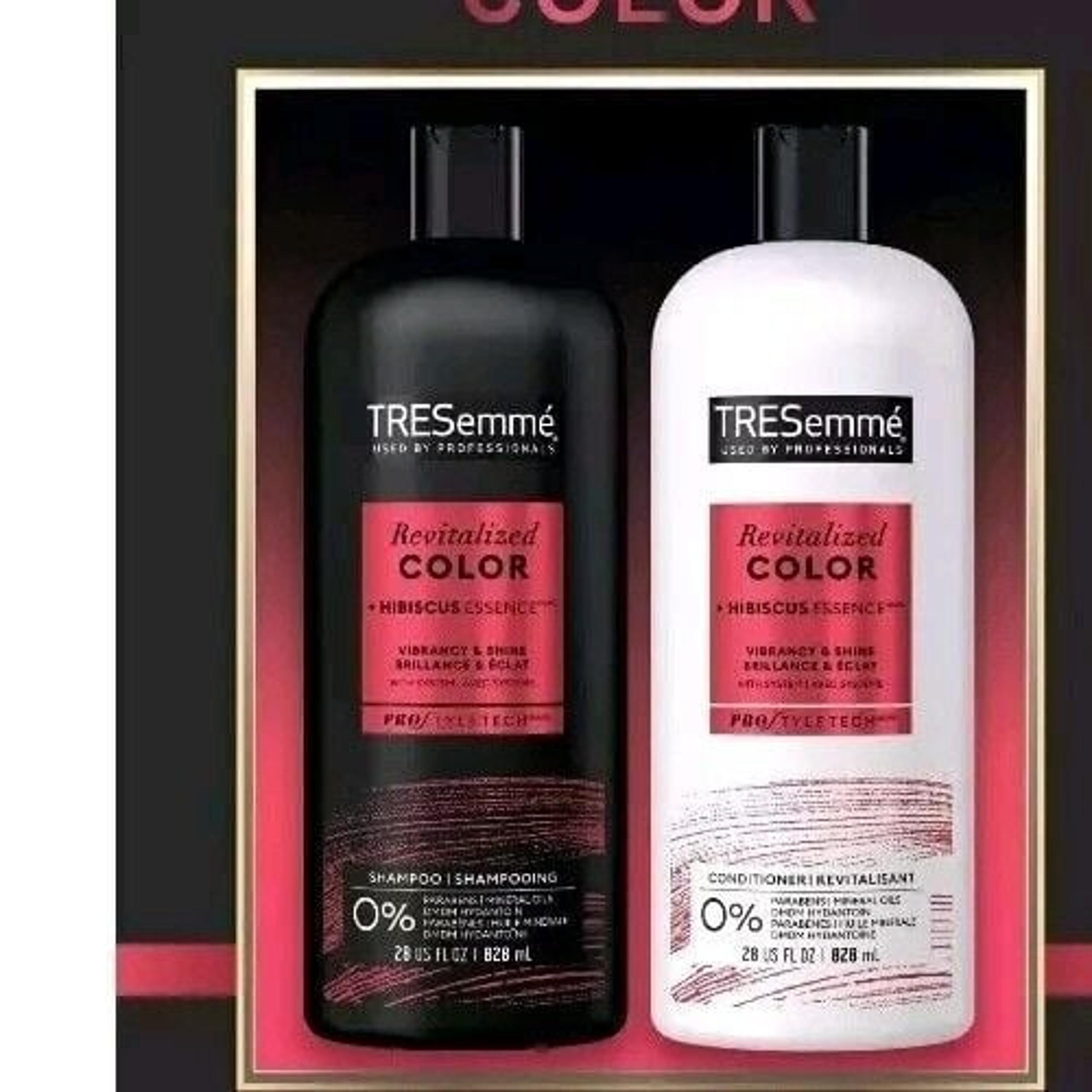 Tresemme Shampoo & Conditioner Set Color Revitalize Protects Hair Color Large Sz