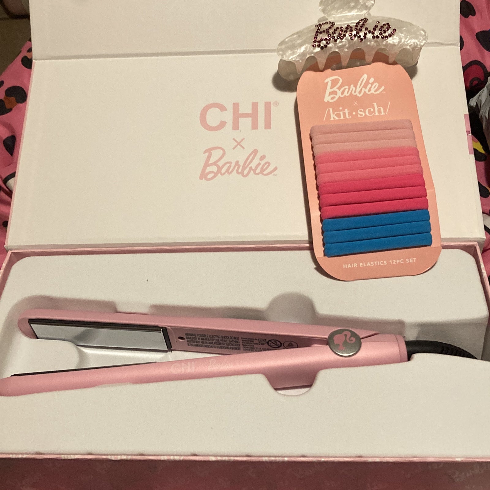chi x Barbie straightener set