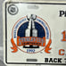 Pittsburgh Penguins 1992 Back To Back Stanley Cup Champions Car Plate Still New