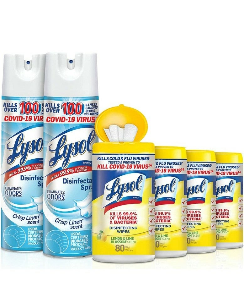 Lysol disinfectant spray