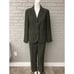 JM Collection Women Green Career Pant Suit Size 12P