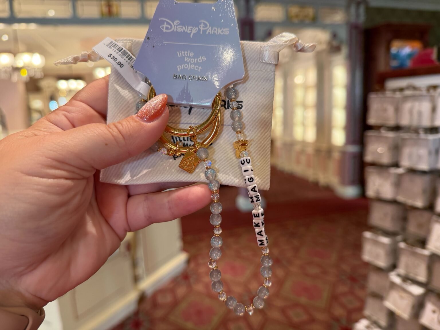 Disney Parks x Little Words Project Make Magic Bag Charm