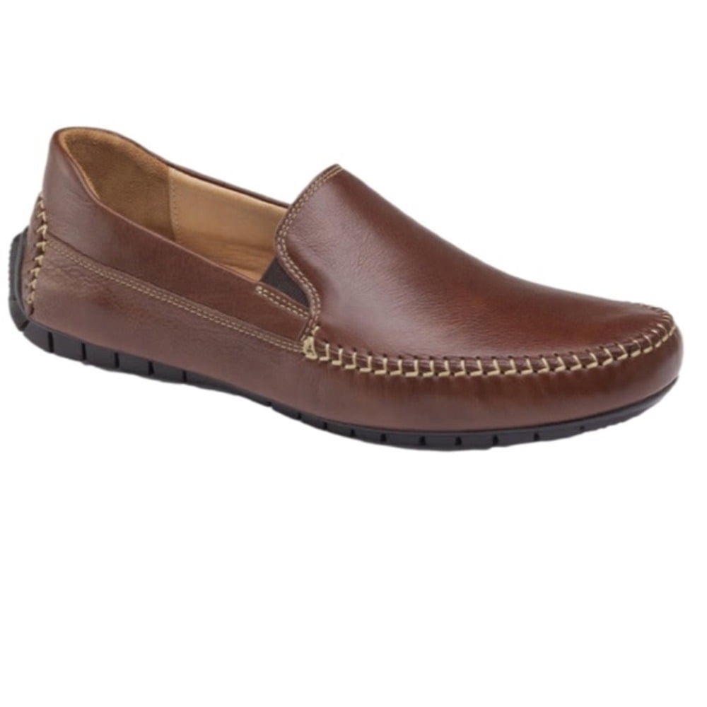 J. Murphy Cort Whipstitch Venetian Leather Loafers Men's Size 9M Made in Brazil