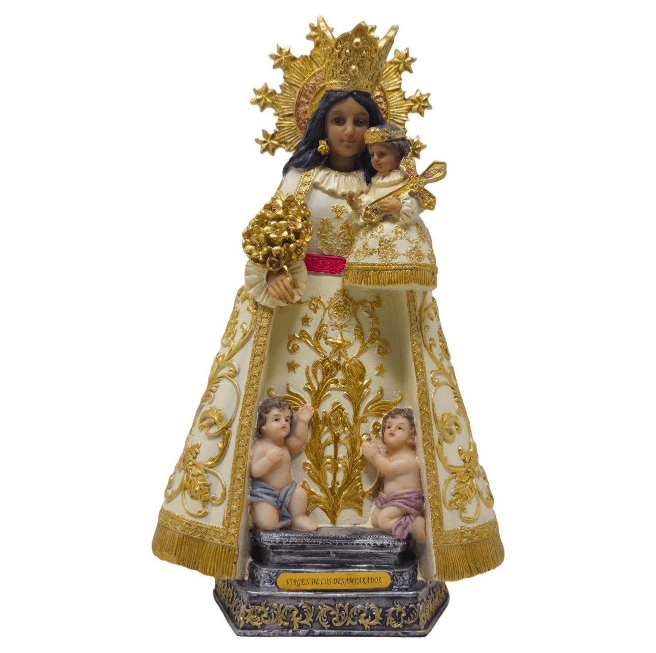 Our Lady of the Forsaken 12-Inch Resin Statue - Ideal for Home Decor and Religio