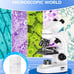 Compound Binocular Microscope,40X-2000X Magnification,Microscope for Adults Kids