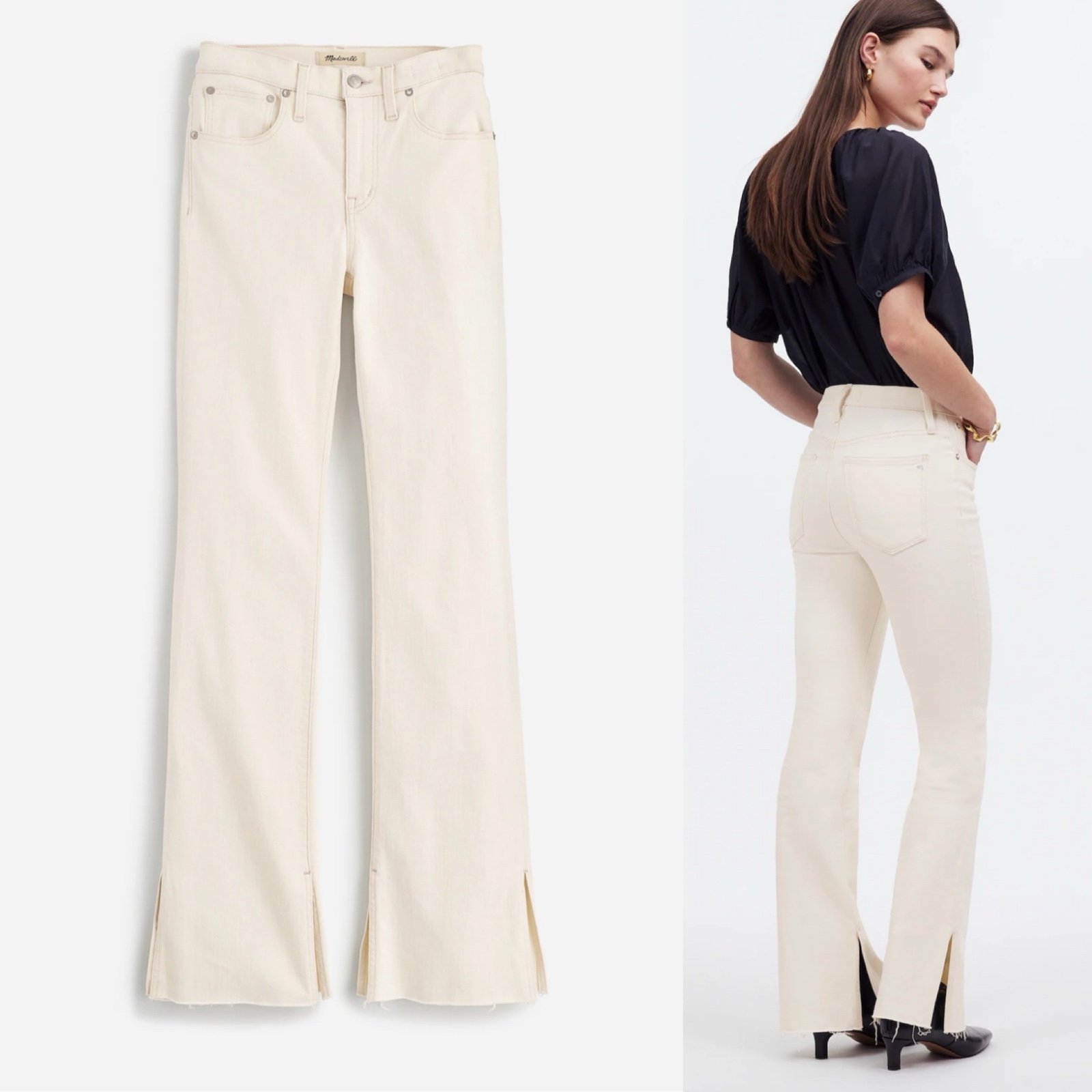 Madewell kickout full length jeans