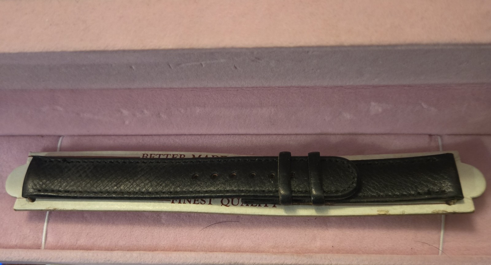 Vintage Pigskin Leather Watch Band