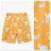 NWT. Zara Man Orange Printed © WES ROBINSON Shorts. Size L.