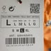 NWT. Zara Man Orange Printed © WES ROBINSON Shorts. Size L.