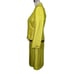Vintage Dana Buchman 3 Piece Silk Skirt Suit with Camisole Chartreuse and Black