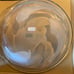 Crystal 14 inch Calla lily frosted platter