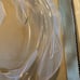 Crystal 14 inch Calla lily frosted platter