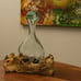 Hand Blown Glass Vase on Gamal Wood Base