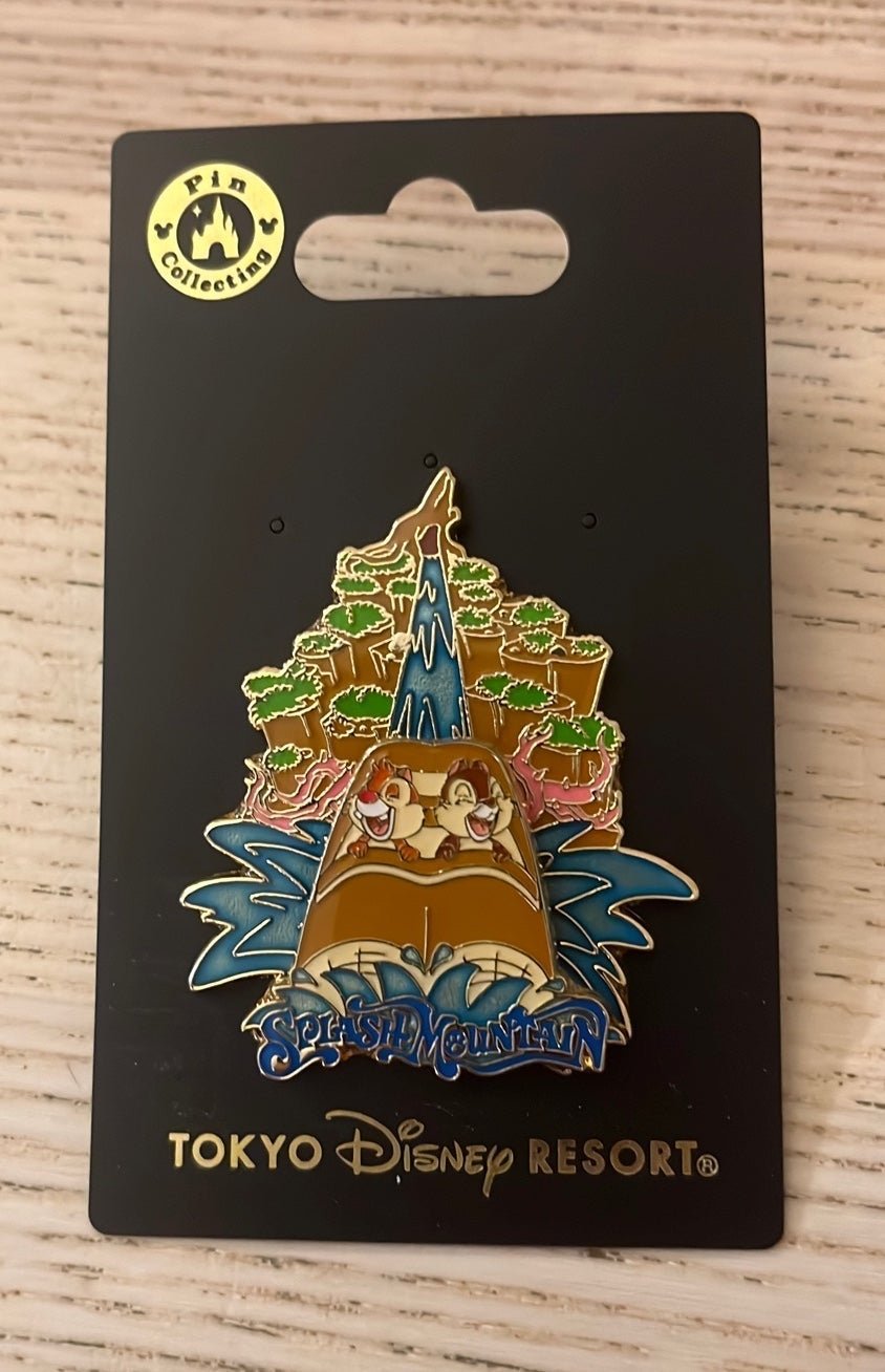 Chip and Dale Splash Mountain Tokyo Disney pin Parks WDW