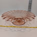 Vintage Heisey Laverne 11 1/2 Pink Depression Glass Footed Fruit Bowl