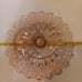 Vintage Heisey Laverne 11 1/2 Pink Depression Glass Footed Fruit Bowl
