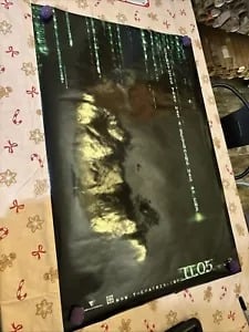 The Matrix Revolutions 2003 Original Holofoil Movie Poster 27x40 3D Effect EM217