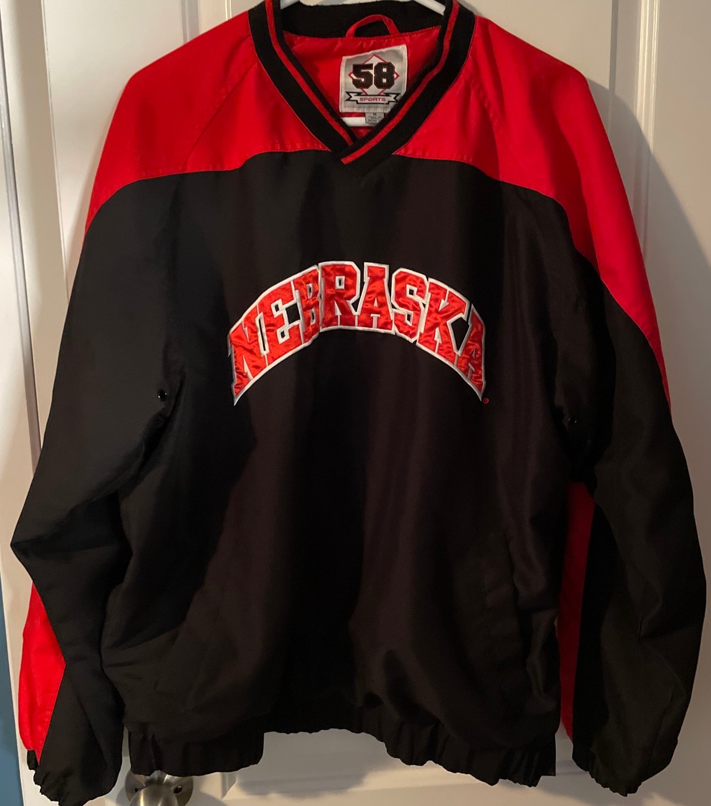 Vintage Y2K University Of Nebraska Pullover Sz M