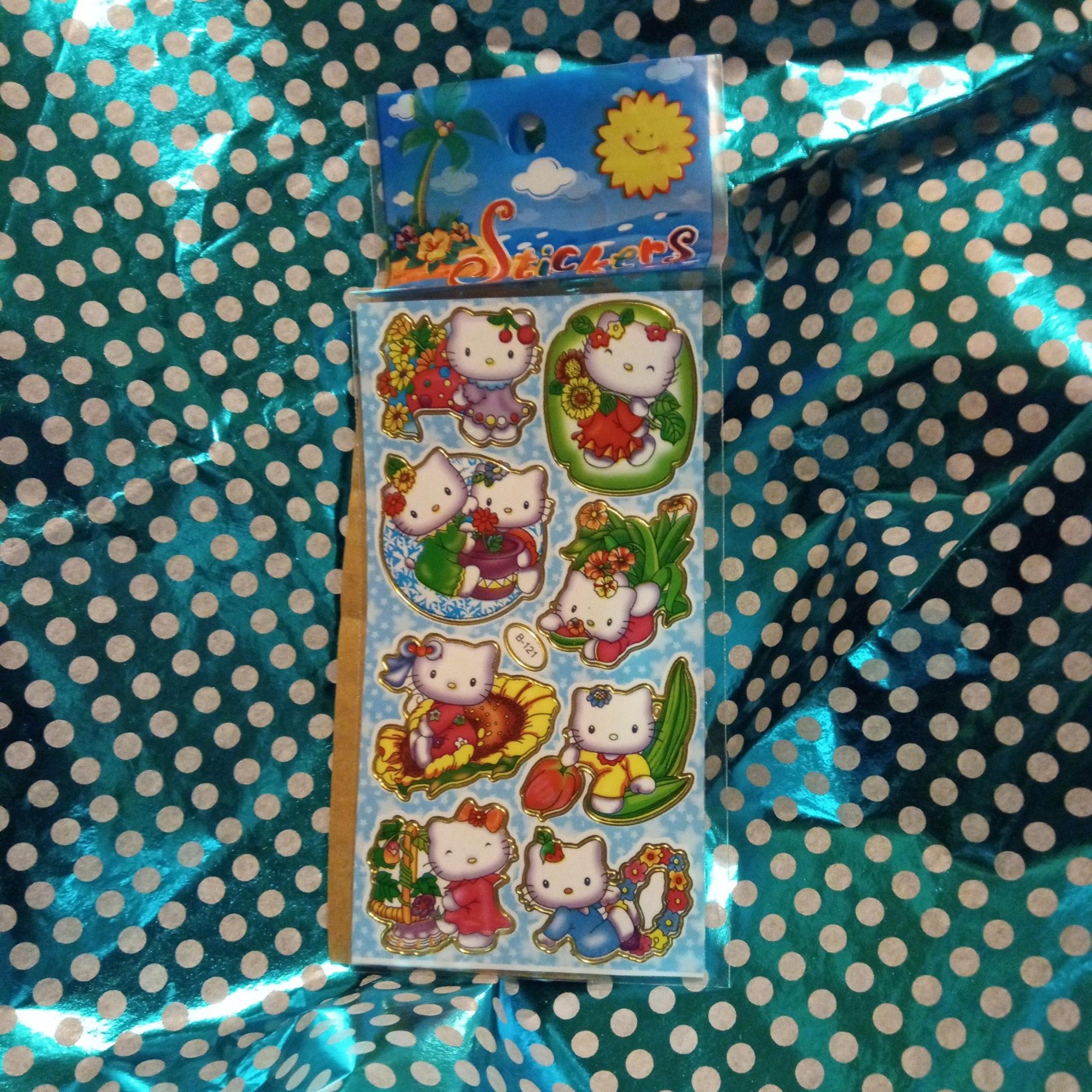 Y2K Hello Kitty Geisha Puffy Stickers