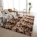 Fluffy Soft Tie-Dye Bedroom Rug, 5x7 Feet Tie-Dyed Large