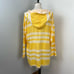NEW Lemlem Gold Doro Fringe Hoodie Large
