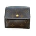 Louis Vuitton Brown Coated Canvas Monogram LV Wallet
