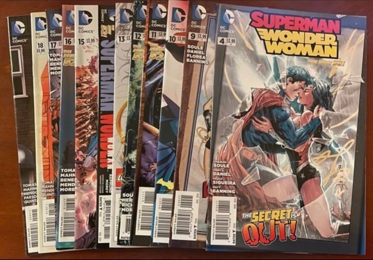 Superman Wonder Woman DC Comics Volume 1 Lot of 21 with Variant Covers