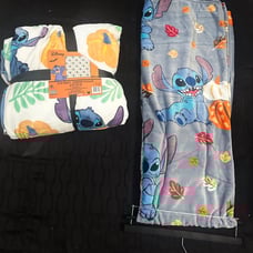 Stitch Queen Blanket and throw bundle