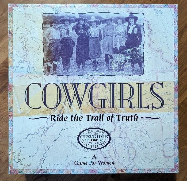 Cowgirls Ride the Trail of Truth a Game for Women - Side Saddle 1998 Boardgame