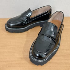 Unused Condition☆LOTTADESIGN Penny Loafers Thick Sole Enamel Collaboration