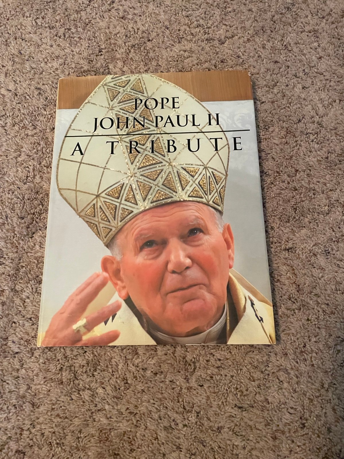 Pope John Paul II A Tribute Large Hardcover Book 2005
