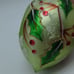 vintage glass christmas ornament Cardinal bird house Re