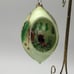 vintage glass christmas ornament Cardinal bird house Re