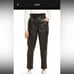 Madewell Faux Leather Paper Bag Pants Black Size 2 Relaxed Fit Ankle